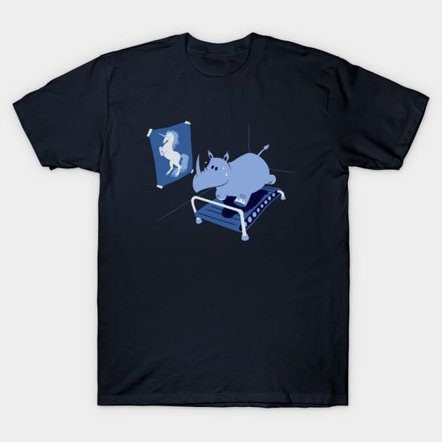 Runnin' Rhino T-Shirt by Nezo